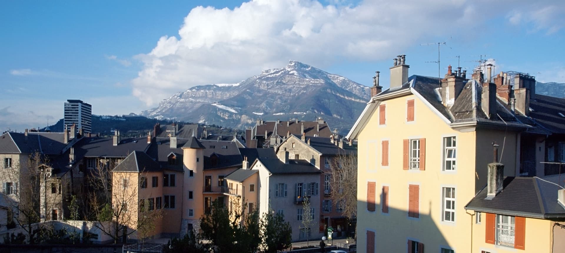 Vue des toits de Chambéry