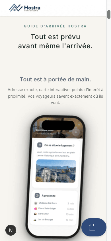 Guide digital Hostra pour voyageurs Airbnb à Chambéry — localisation et informations d'arrivée